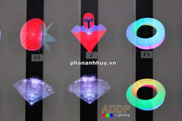 Đèn LED 3D Hiển Thị Quảng Cáo 3 Chiều Quạt