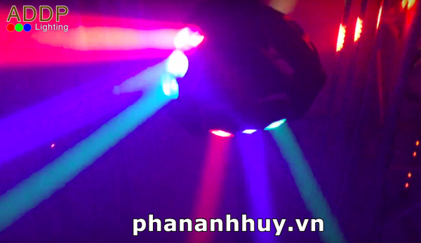 Đèn LED Trang Trí Phòng Karaoke 9 mắt SpiderLED