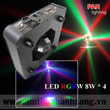 Đèn quay kim tự tháp quét trung tâm