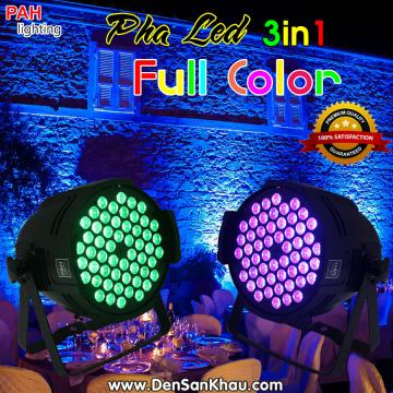 Đèn pha LED sân khấu LED 3in1 đa sắc trộn màu cực đẹp