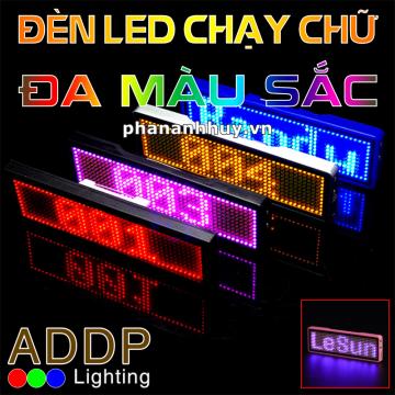 Đèn LED Bảng Tên Chạy Chữ Đa Màu Sắc