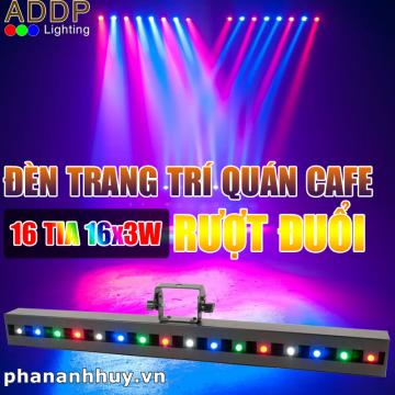 Đèn LED trang trí quán café 16 tia rượt đuổi