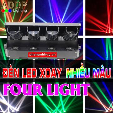 Đèn LED Xoay Nhiều Màu Four Light Quét sôi động