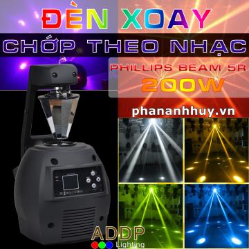 Đèn Xoay Chớp Theo Nhạc Bóng Beam 5R 200W