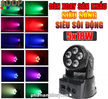 Đèn xoay sân khấu sôi động pha LED siêu sáng