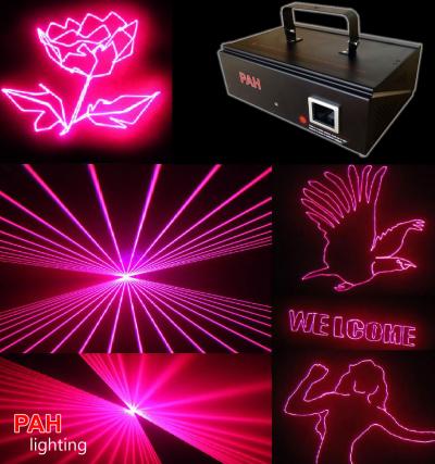 Đèn laser hồng 1watt quét cho nhà hàng - quán bar hiện đại 8