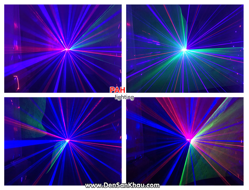 Đèn laser trang trí karaoke cực đẹp Roto 