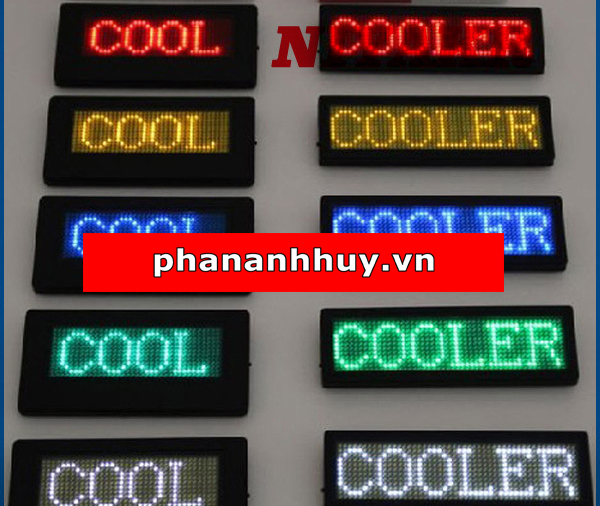 Đèn LED Bảng Tên Chạy Chữ Đa Màu Sắc
