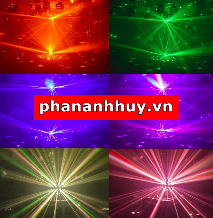 Đèn LED Trang Trí Trần Nhà Xoay 7 Màu Arrival