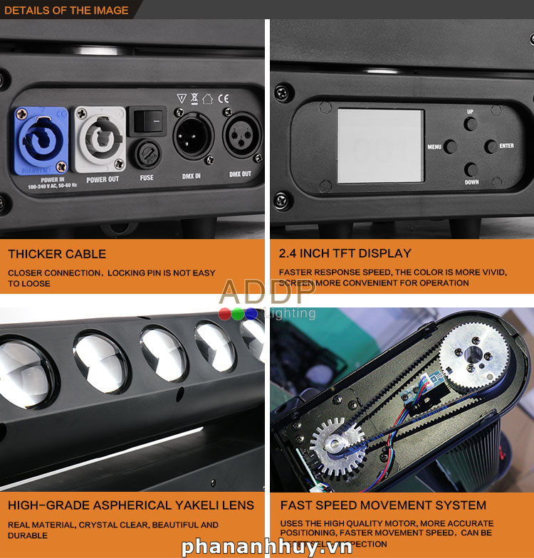 Đèn Nháy Theo Nhạc Karaoke Xoay 360 Độ 2 in 1