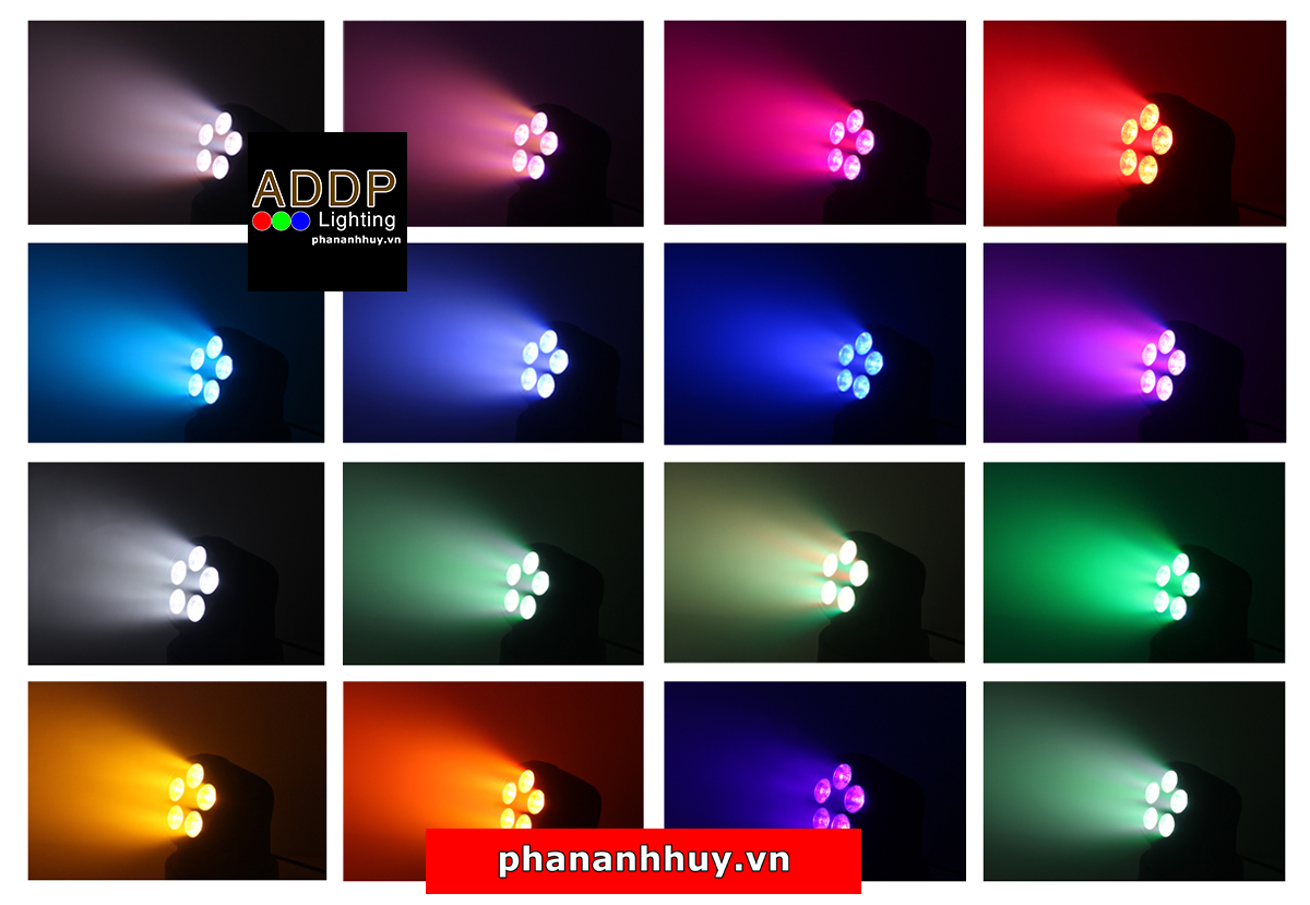 Đèn xoay sân khấu sôi động pha LED siêu sáng