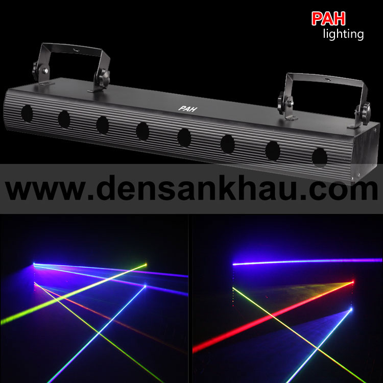 Đèn laser màn 8 cửa Blue Green