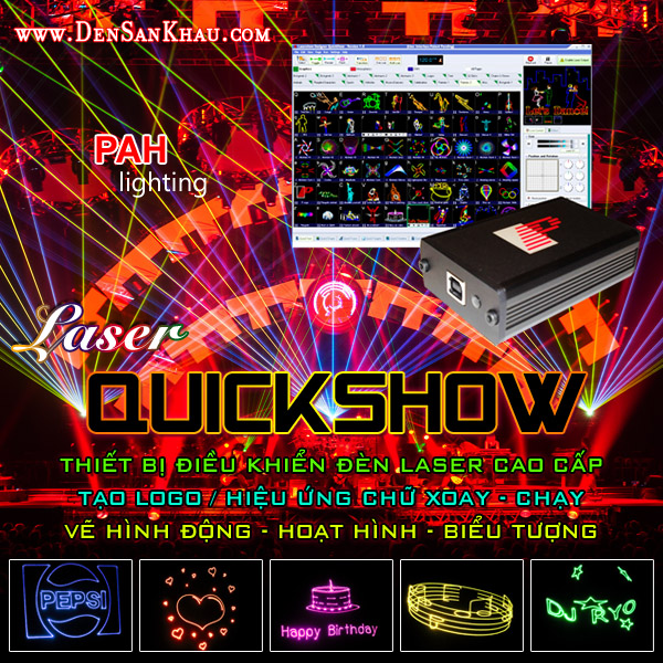 Phần mềm điều khiển laser Quickshow 