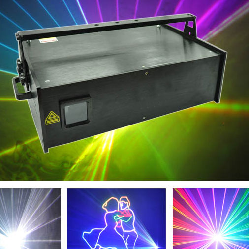 Đèn laser 7 màu giá rẻ có nhiều công suất chọn lựa đây