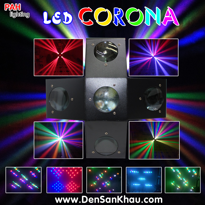 Đèn LED Corona quét sân khấu