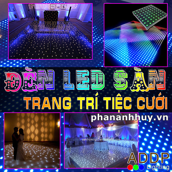 Đèn LED Sàn Trang Trí Tiệc Cưới