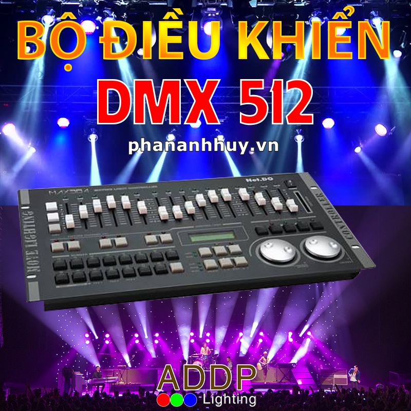 Bộ điều khiển DMX 512 MAX Điều Khiển 384 Kênh
