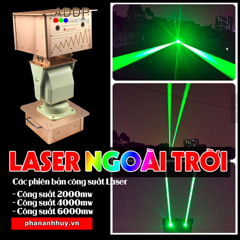 Bộ 6 Series Đèn Laser Ngoài trời công suất lớn
