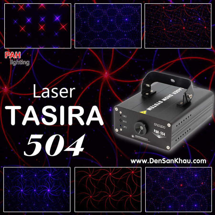 Đèn laser nháy theo nhạc Tasira