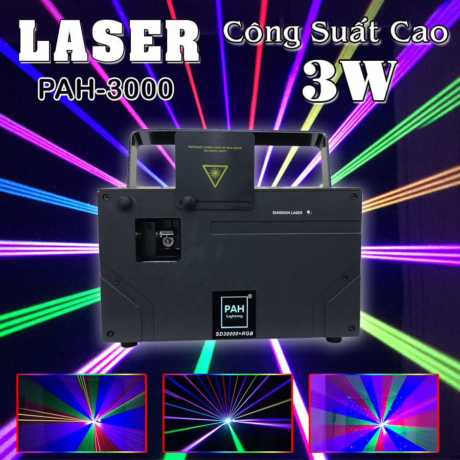 Đèn laser quán bar công suất lớn 3w