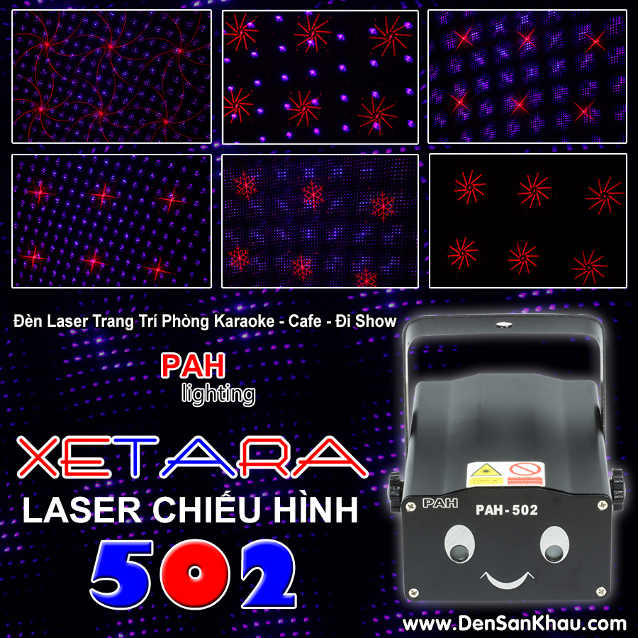 Đèn laser trang trí phòng karaoke Xetara