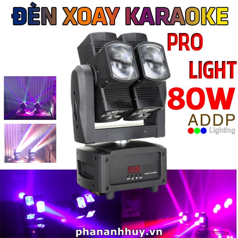 Đèn xoay karaoke chuyên nghiệp ProLight 10W Full Color 