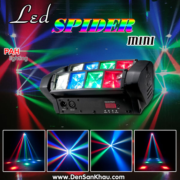 Đèn LED nhện trang trí Karaoke