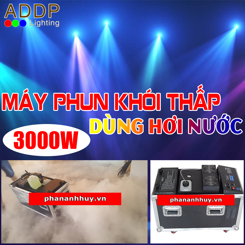 Máy Phun Khói Thấp Dùng Hơi Nước Công Suất 3000W