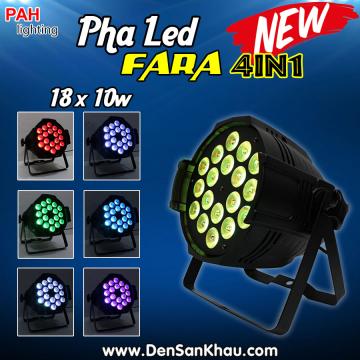 Đèn pha FARA 4in1 18 x 10w LED