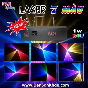 Đèn laze sân khâu 1w 7 màu