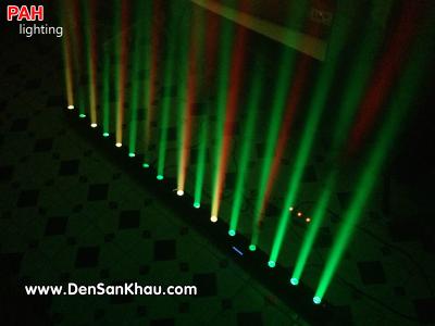LED thanh beam 8 * 10w RGBW 9