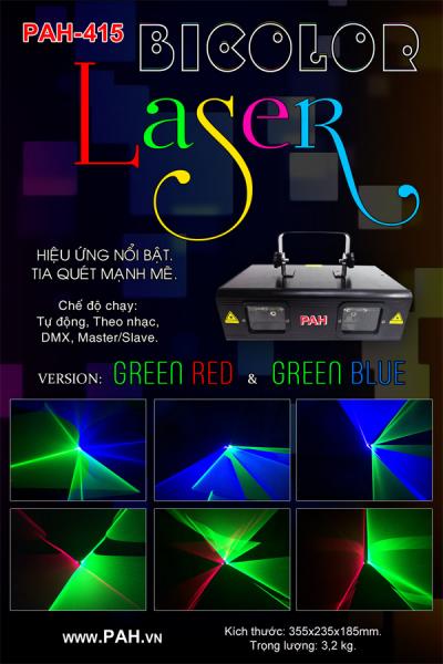 Đèn laser Bicolor Blue Green 11