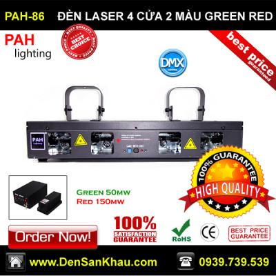 Đèn laser Santa 4 cửa 2 màu Green - Red 7