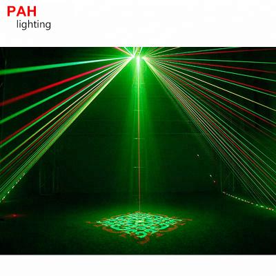 Đèn Laser bay phòng 3 mắt 7 màu cực ảo xoay quét cực mạnh cho phòng Karaoke Lớn 4