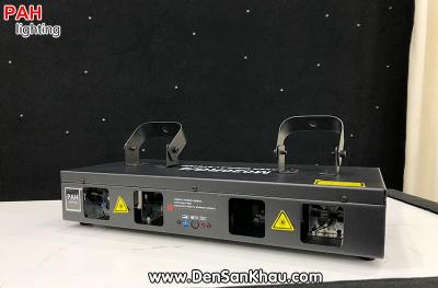 Đèn laser quét tia 4 mắt cảm ứng nhạc 3