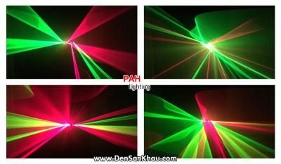 Đèn laser quét tia 4 mắt cảm ứng nhạc 6