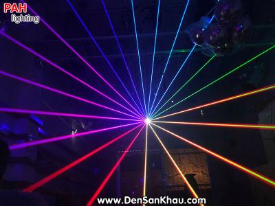 Đèn Laser cao cấp 7 màu Arora 5 hiệu ứng 1000mw 8