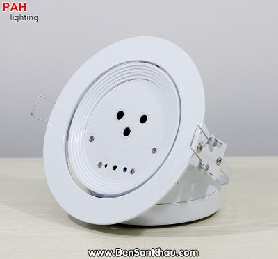 Đèn laser trang trí phòng karaoke âm trần 3 mắt chiếu hình RGB 3