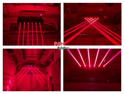 Đèn laser vũ trường xoay 6 mắt quét tia dày cực mạnh 2