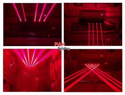 Đèn laser vũ trường xoay 6 mắt quét tia dày cực mạnh 7