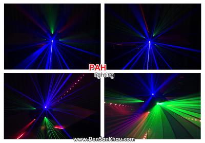 Đèn laze sân khấu trung tâm cao cấp Mario 9 mắt 8