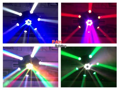 Đèn LED nhện 6 mắt quét tia cục mạnh cho vũ trường phòng bay 11