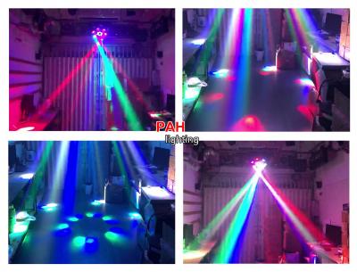 Đèn LED nhện 6 mắt quét tia cục mạnh cho vũ trường phòng bay 15