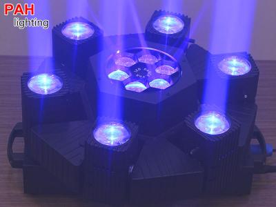 Đèn LED nhện 6 mắt quét tia cục mạnh cho vũ trường phòng bay 8