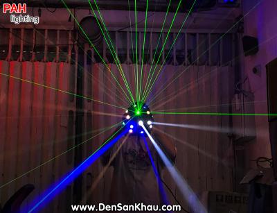 Đèn xoay Venus quét tia + xòe Laser Venus 6