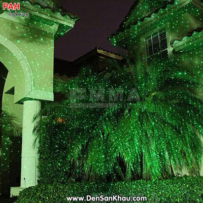 Đèn laser ngoài trời chấm bi 9
